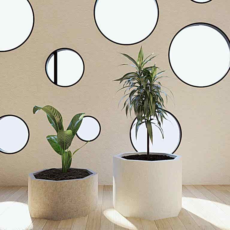 Hafif Beton Saksı: Estetik, Dayanıklılık ve Fonksiyonellik Bir Arada