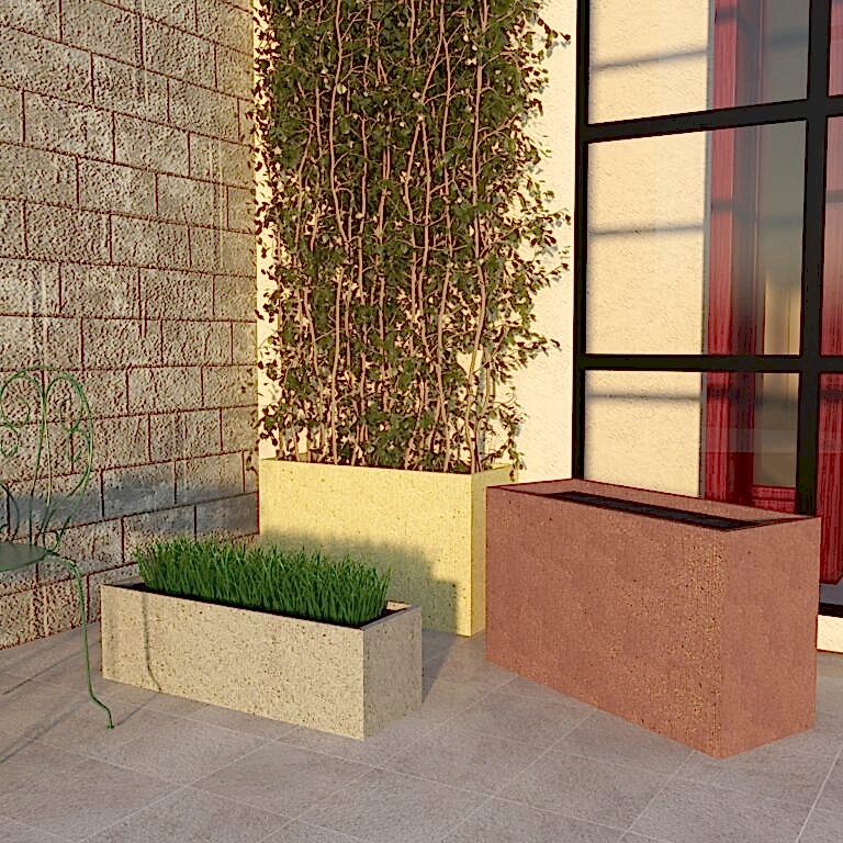 Hafif Beton Saksı 101